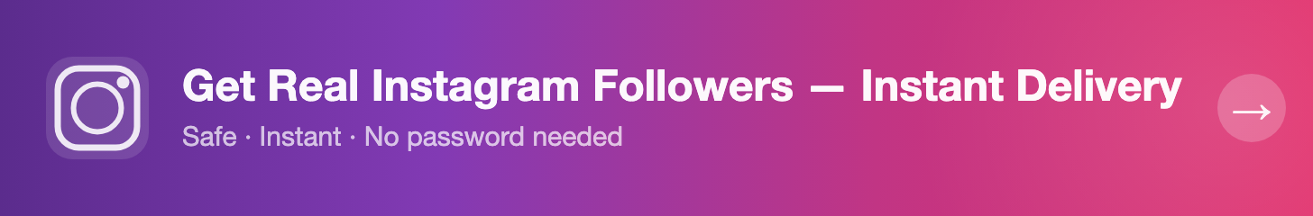 Buy Real Instagram Followers