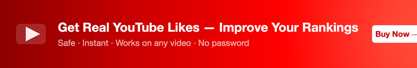 Buy Real YouTube Likes