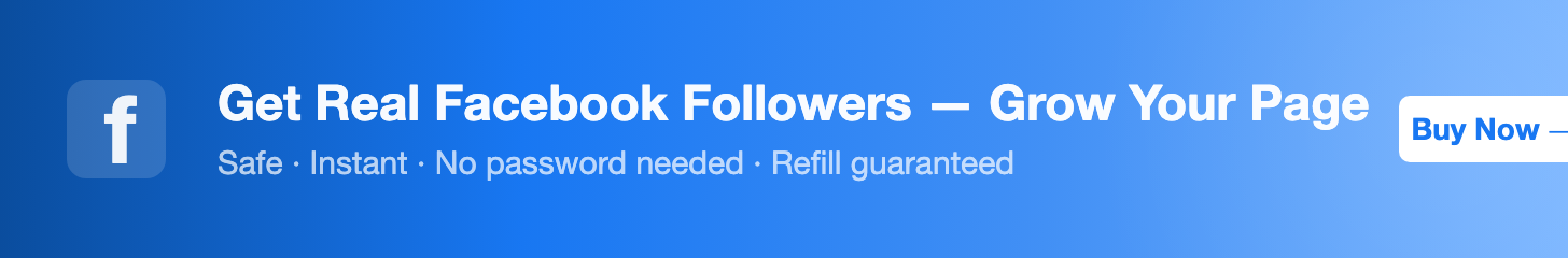 Buy Real Facebook Followers