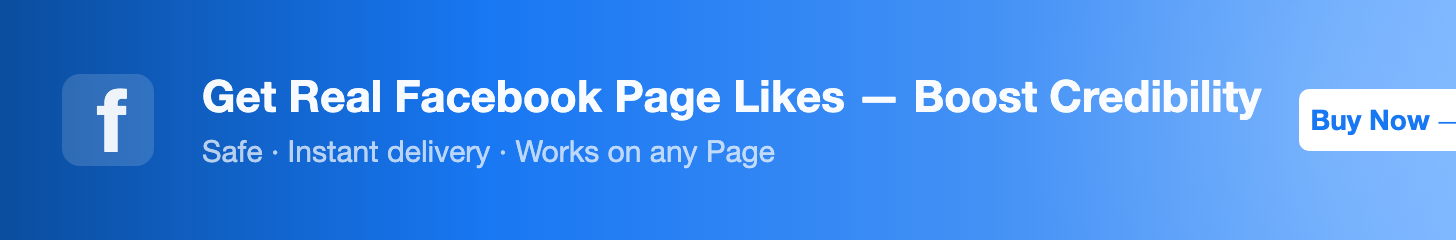 Buy Real Facebook Page Likes