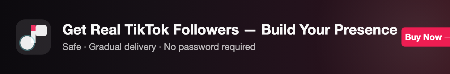 Buy Real TikTok Followers