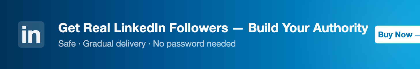 Buy Real LinkedIn Followers