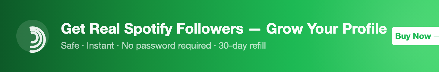 Buy Real Spotify Followers